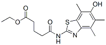 Pentanoic  acid,  5-[(6-hydroxy-4,5,7-trimethyl-2-benzothiazolyl)amino]-5-oxo-,  ethyl  ester CAS#: 120164-78-5