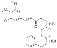 Penten-3-one, 5-(4-phenethylpiperazinyl)-1-(3,4,5-trimethoxyphenyl)-, dihydrochloride CAS#: 37151-45-4