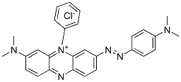 Phenazinium, 3-(dimethylamino)-7-[[4-( dimethylamino)phenyl]azo]-5-phenyl-, chloride CAS#: 4608-12-2