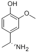 Phenol, 4-(1-aminoethyl)-2-methoxy-, (R)- (9CI) CAS#: 134855-95-1