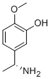 Phenol, 5-(1-aminoethyl)-2-methoxy-, (R)- CAS#: 134856-00-1