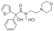 Phenyl-2 alpha-thienyl-2 hydroxy-2 N-(morpholino-2 ethyl)N-methylaceta mide chlorhydrate CAS#: 37109-12-9