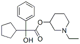 Phenylcyclopentylglycolic acid 1-ethyl-3-piperidinyl ester CAS#: 467-68-5