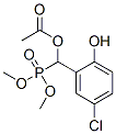 Phosphonic acid, (acetyloxy)(5-chloro-2-hydroxyphenyl)methyl-, dimethyl ester CAS#: 127890-30-6