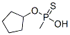 Phosphonothioic acid, methyl-, O-cyclopentyl ester, (S)- (9CI) CAS#: 140851-37-2