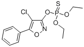 Phosphorothioic acid, O-(4-chloro-5-phenyl-3-isoxazolyl) O,O-diethyl e ster CAS#: 32306-22-2