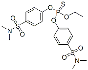 Phosphorothioic acid O-ethyl O,O-bis[p-(N,N-dimethylsulfamoyl)phenyl] ester CAS#: 3077-60-9