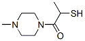 Piperazine, 1-(2-mercapto-1-oxopropyl)-4-methyl- (9CI) CAS#: 365454-32-6