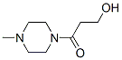 Piperazine, 1-(3-hydroxy-1-oxopropyl)-4-methyl- (9CI) CAS#: 118779-37-6