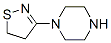 Piperazine, 1-(4,5-dihydro-3-isothiazolyl)- (9CI) CAS#: 118879-86-0