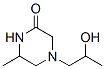 Piperazinone, 4-(2-hydroxypropyl)-6-methyl- (9CI) CAS#: 137066-48-9