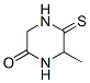 Piperazinone, 6-methyl-5-thioxo- (9CI) CAS#: 128425-21-8