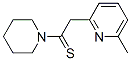 Piperidine,  1-[2-(6-methyl-2-pyridinyl)-1-thioxoethyl]-  (9CI) CAS#: 31293-29-5
