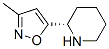 Piperidine, 2-(3-methyl-5-isoxazolyl)-, (S)- (9CI) CAS#: 164351-68-2