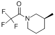 Piperidine, 3-methyl-1-(trifluoroacetyl)-, (S)- (9CI) CAS#: 159651-11-3