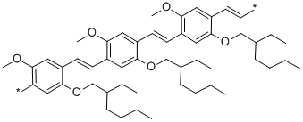 Poly[2-methoxy-5-(2-ethylhexyloxy)-1,4-phenylenevinylene] CAS#: 138184-36-8
