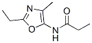 Propanamide,  N-(2-ethyl-4-methyl-5-oxazolyl)- CAS#: 132334-45-3