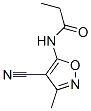 Propanamide, N-(4-cyano-3-methyl-5-isoxazolyl)- CAS#: 162702-89-8