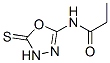 Propanamide, N-(4,5-dihydro-5-thioxo-1,3,4-oxadiazol-2-yl)- CAS#: 158602-95-0
