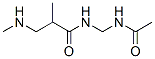 Propanamide,  N-[(acetylamino)methyl]-2-methyl-3-(methylamino)- CAS#: 137938-07-9