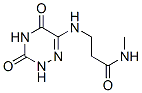 Propanamide, N-methyl-3-[(2,3,4,5-tetrahydro-3,5-dioxo-1,2,4-triazin-6-yl)amino]- (9CI) CAS#: 380656-30-4