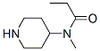 Propanamide,  N-methyl-N-4-piperidinyl- CAS#: 139062-82-1