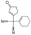 Propanedinitrile, 2-(1-cyclohexen-1-yl)-2-(1-cyclopenten-3-one-1-yl)- CAS#: 147317-63-3