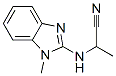 Propanenitrile, 2-[(1-methyl-1H-benzimidazol-2-yl)amino]- (9CI) CAS#: 35681-61-9