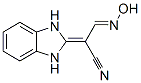 Propanenitrile, 2-(1,3-dihydro-2H-benzimidazol-2-ylidene)-3-(hydroxyimino)- (9CI) CAS#: 123772-63-4