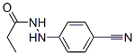 Propanoic  acid,  2-(4-cyanophenyl)hydrazide CAS#: 144656-35-9