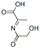 Propanoic acid, 2-[(hydroxyacetyl)imino]- (9CI) CAS#: 175276-18-3