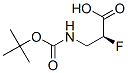 Propanoic acid, 3-[[(1,1-dimethylethoxy)carbonyl]amino]-2-fluoro-, (2S)- (9CI) CAS#: 294858-41-6