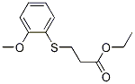 Propanoic acid, 3-[(2-methoxyphenyl)thio]-, ethyl ester CAS#: 164979-75-3