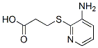 Propanoic acid, 3-[(3-amino-2-pyridinyl)thio]- (9CI) CAS#: 136742-80-8