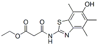 Propanoic  acid,  3-[(6-hydroxy-4,5,7-trimethyl-2-benzothiazolyl)amino]-3-oxo-,  ethyl  ester CAS#: 120164-74-1