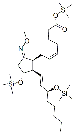Prosta-5,13-dien-1-oic acid, 9-(methoxyimino)-11,15-bis[(trimethylsily l)oxy]-, trimethylsilyl ester, (5Z,8beta,9Z,11alpha,13E,15S)- CAS#: 39003-25-3