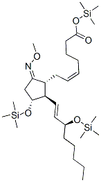 Prosta-5,13-dien-1-oic acid, 9-(methoxyimino)-11,15-bis[(trimethylsily l)oxy]-, trimethylsilyl ester, (5Z,9Z,11alpha,13E,15S)- CAS#: 39003-23-1