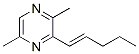 Pyrazine, 2,5-dimethyl-3-(1-pentenyl)-, (E)- (9CI) CAS#: 143901-57-9