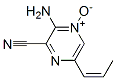 Pyrazinecarbonitrile, 3-amino-6-(1-propenyl)-, 4-oxide, (Z)- (9CI) CAS#: 40132-91-0