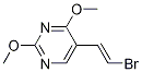 PyriMidine, 5-(2-broMoethenyl)-2,4-diMethoxy-, (E)- CAS#: 134700-28-0