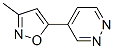Pyridazine, 4-(3-methyl-5-isoxazolyl)- (9CI) CAS#: 39123-41-6