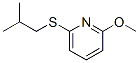 Pyridine, 2-methoxy-6-[(2-methylpropyl)thio]- (9CI) CAS#: 117765-07-8