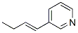 Pyridine, 3-(1-butenyl)-, (E)- (9CI) CAS#: 142505-11-1
