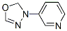 Pyridine, 3-(1,3,4-oxadiazol-3(2H)-yl)- (9CI) CAS#: 387367-57-9