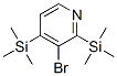 Pyridine, 3-bromo-2,4-bis(trimethylsilyl)- (9CI) CAS#: 134391-69-8