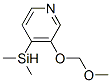Pyridine, 4-(dimethylsilyl)-3-(methoxymethoxy)- (9CI) CAS#: 135736-69-5