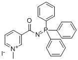 Pyridinium, 1-methyl-3-(((triphenylphosphoranylidene)amino)carbonyl)-, iodide CAS#: 125583-35-9