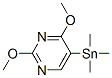 Pyrimidine, 2,4-dimethoxy-5-(trimethylstannyl)- (9CI) CAS#: 120825-36-7