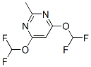 Pyrimidine, 4,6-bis(difluoromethoxy)-2-methyl- (9CI) CAS#: 127697-73-8