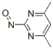 Pyrimidine, 4,6-dimethyl-2-nitroso- (9CI) CAS#: 126382-54-5
